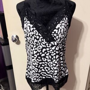 White House Black Market Animal Print Camisole